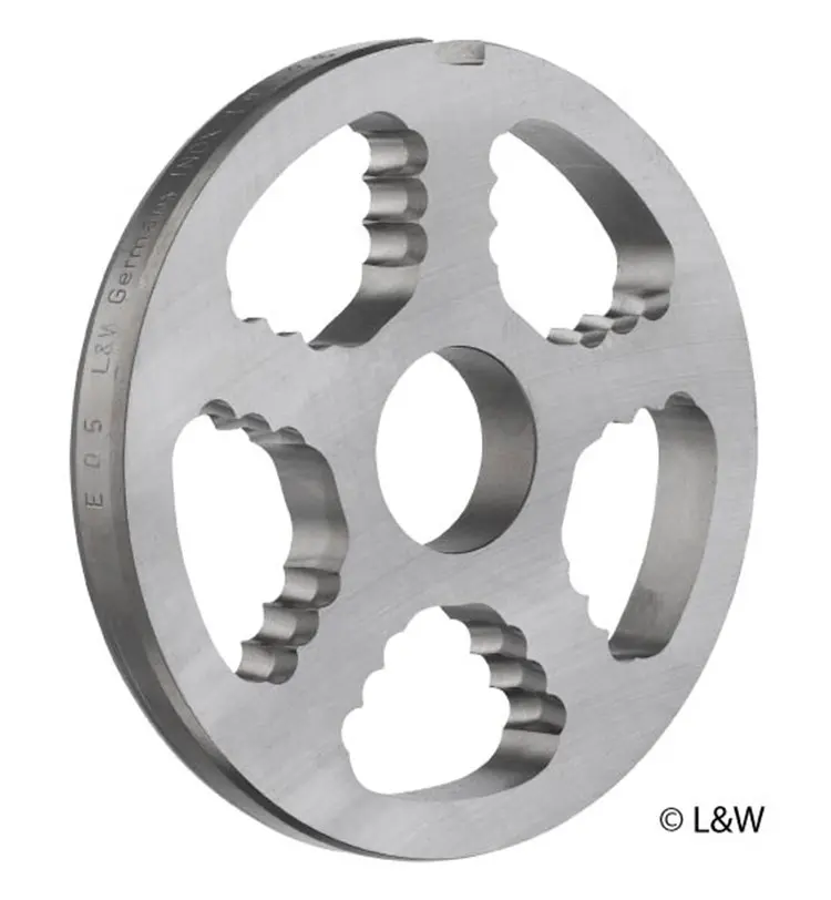 Voorsnijder 160G - inox 5 gaten