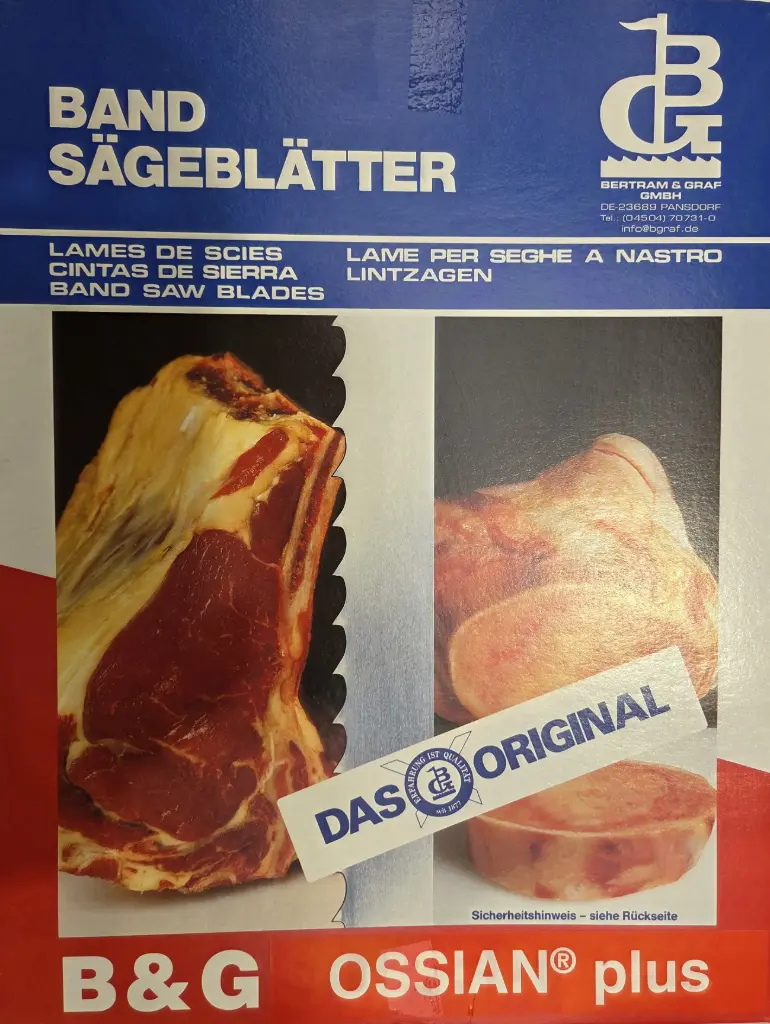 Lames de scies BG Ossian 2430x16x6x0,6DI