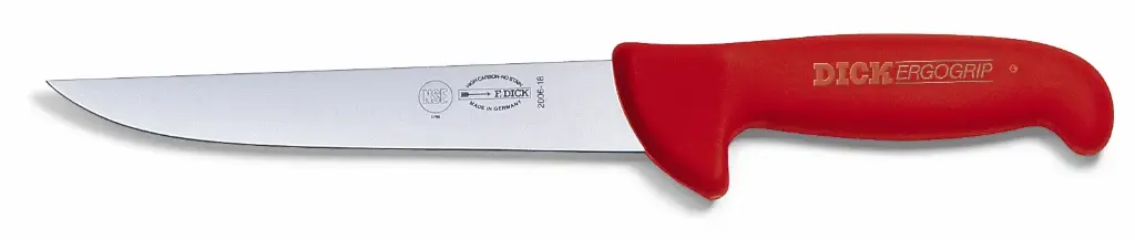 Steekmes Ergogrip 18cm rood Dick
