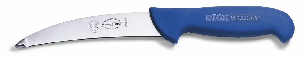 Mes voor ingewanden 15cm blauw Dick