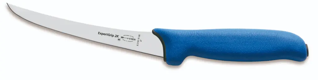 Curved boning knife 15cm Expergrip blue-black