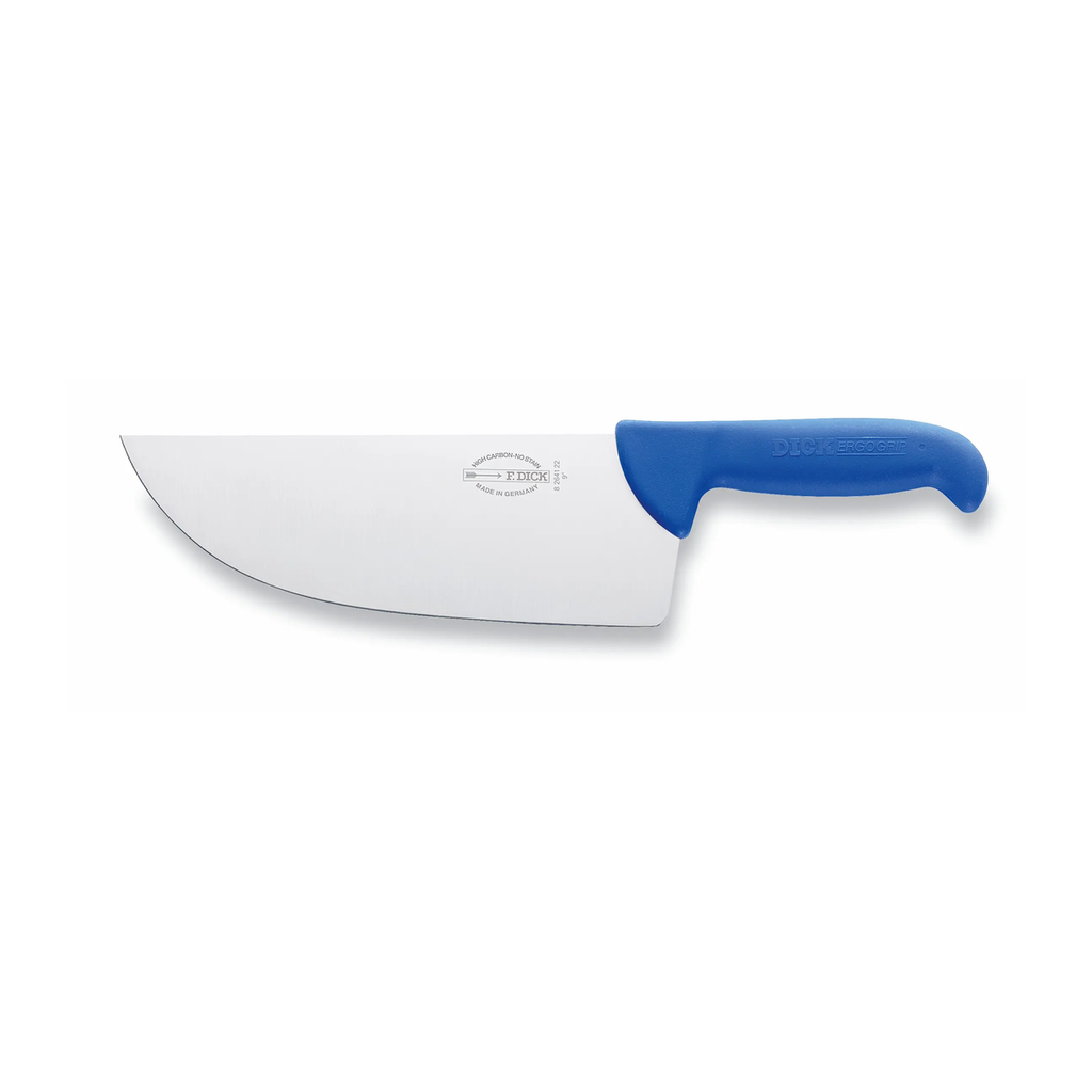 Blokmes Dick breed 22cm blauw