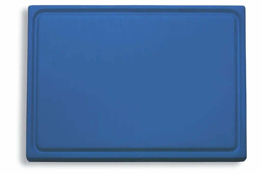 Kunststof snijplank 26,5x32,5cm blauw