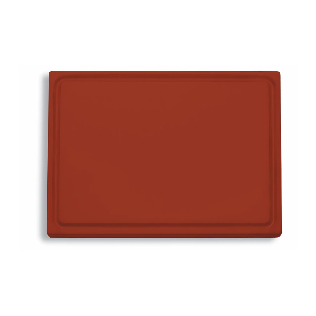 Cutting board with juice groove 26,5x32,5cm brown