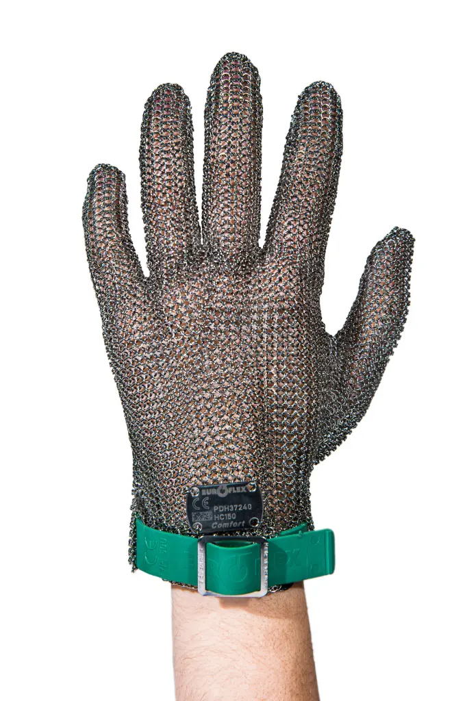 Handschoen comfort classic 5 vingers XS groen