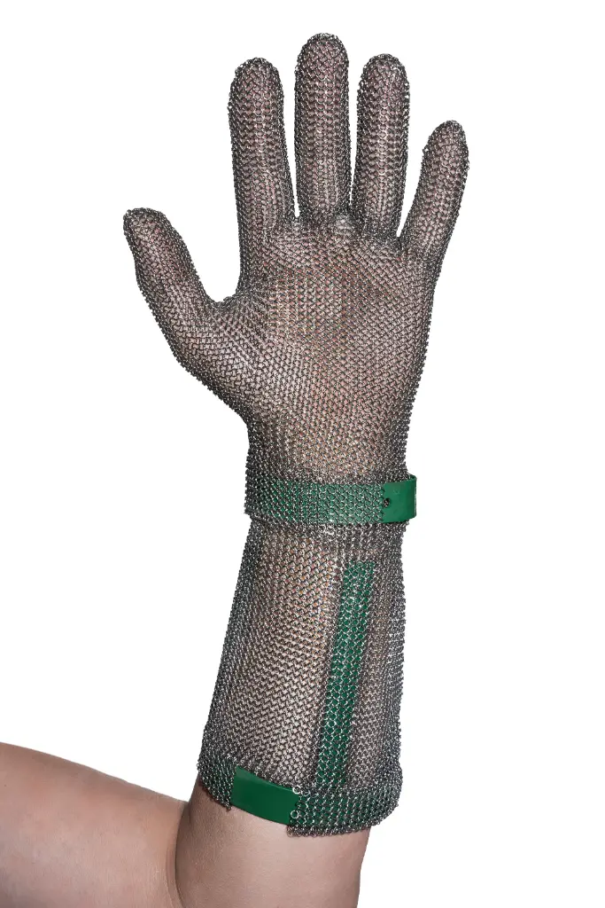 Comfort classic handschoen + armb. 15cm, XS - groen