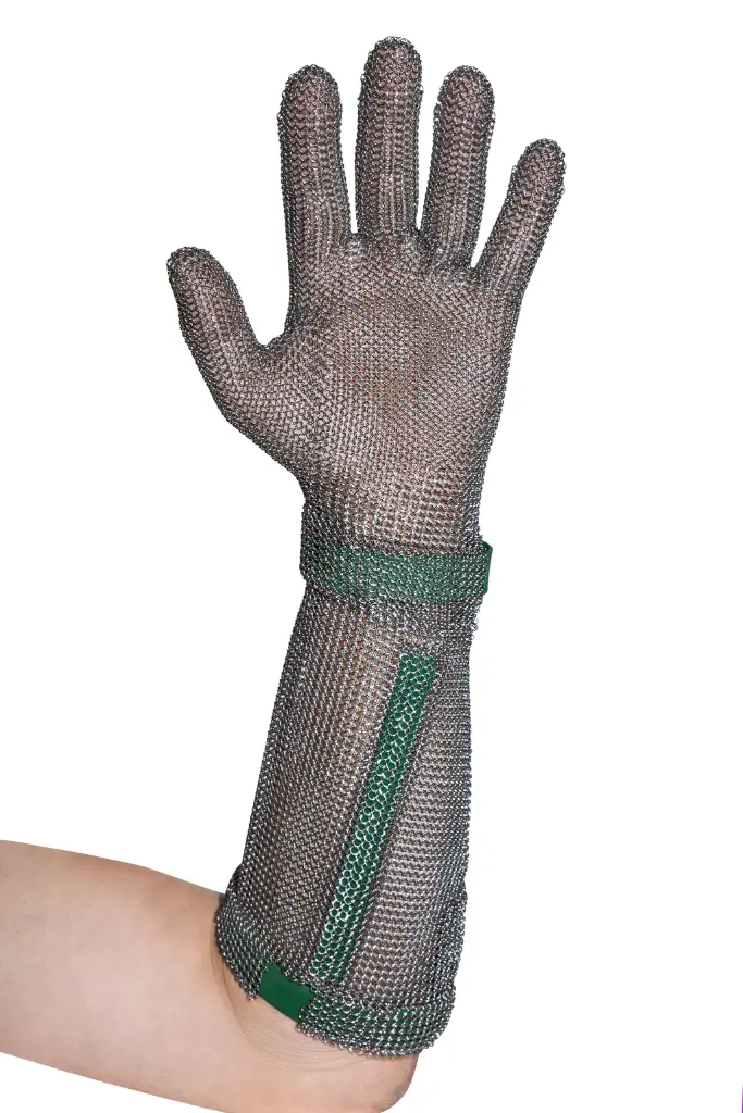 Comfort classic Handschoen + armb. 21cm XS - groen