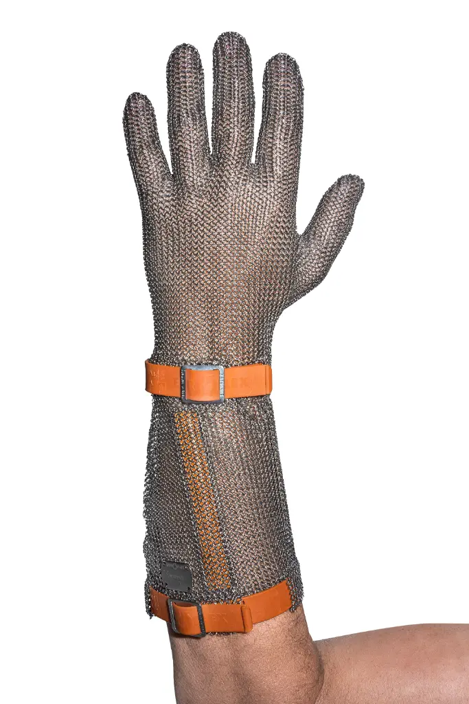 Comfort classic handschoen + armb. 15cm, XL - oranje