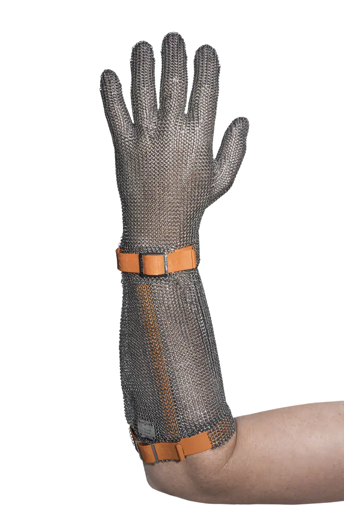 Comfort classic Handschoen + armb. 21cm XL - oranje