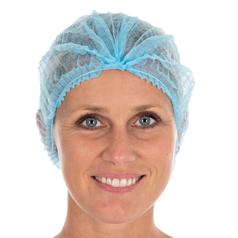 Haarnetjes light PP blauw (100st.)