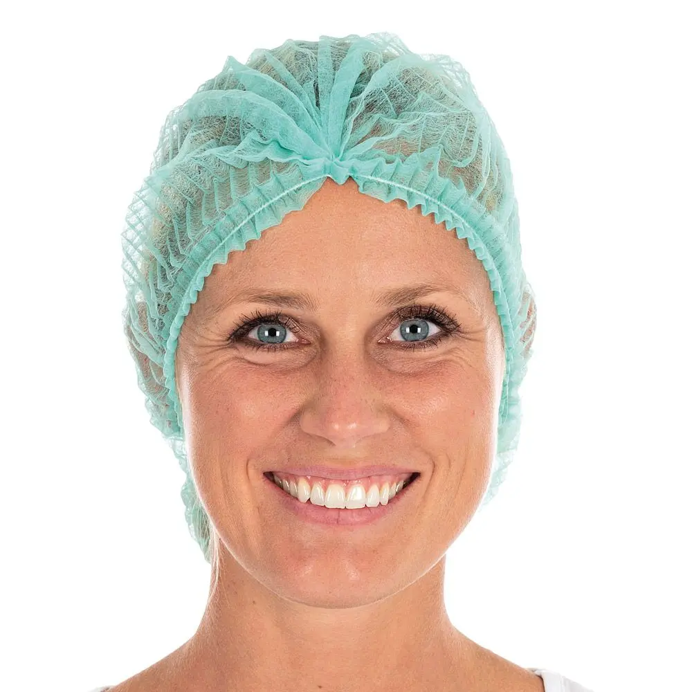 Haarnetjes light PP groen - 55cm(100st.)
