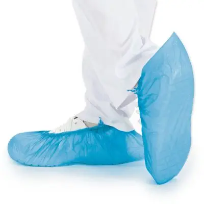 Schoenovertrek  CPE 47cm blauw (110)