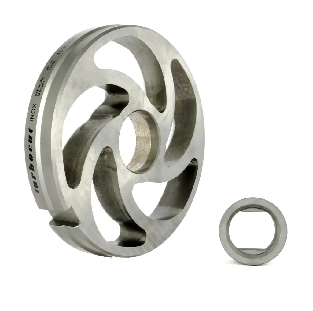Voorsnijder 160G - 5 gaten inox