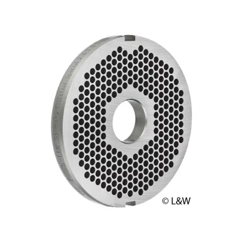 Mincer plate 130E - 5mm mild steel coded