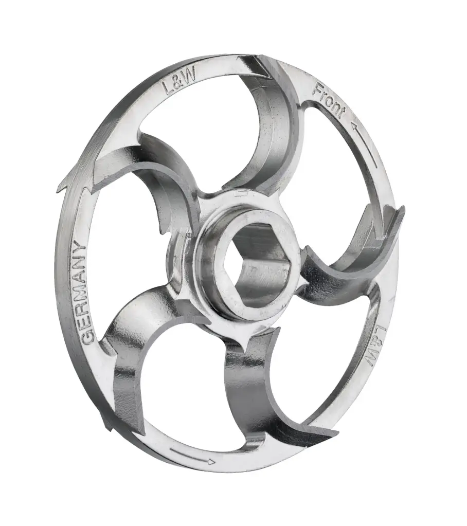 Couteau faucile circulaire 130E - 5 ailes étamé 