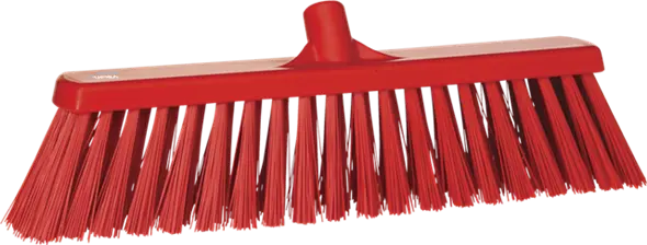 Straatborstel 530mm rood