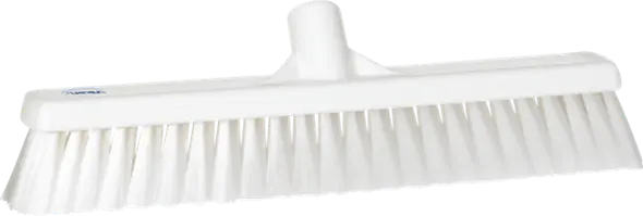 Vikan veegborstel zacht, 410mm, wit