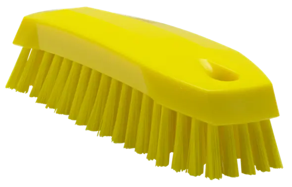 Brosse papillon 45x50x170mm Jaune