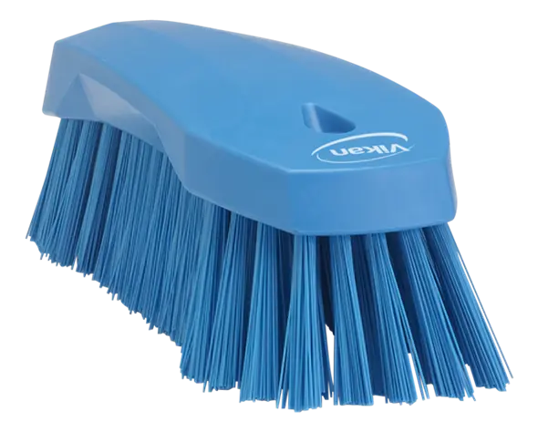 Harde schuurborstel 200mm blauw