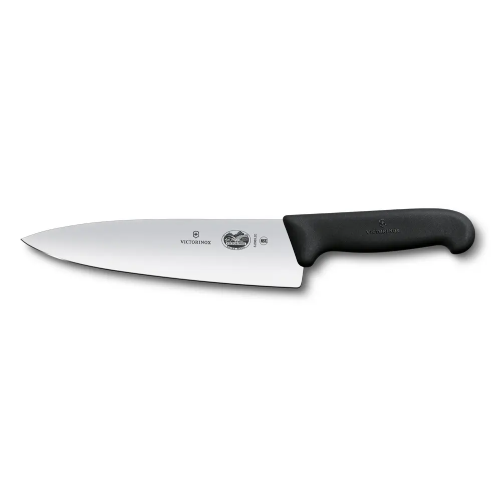 Chef's knife 20cm wide Victorinox black