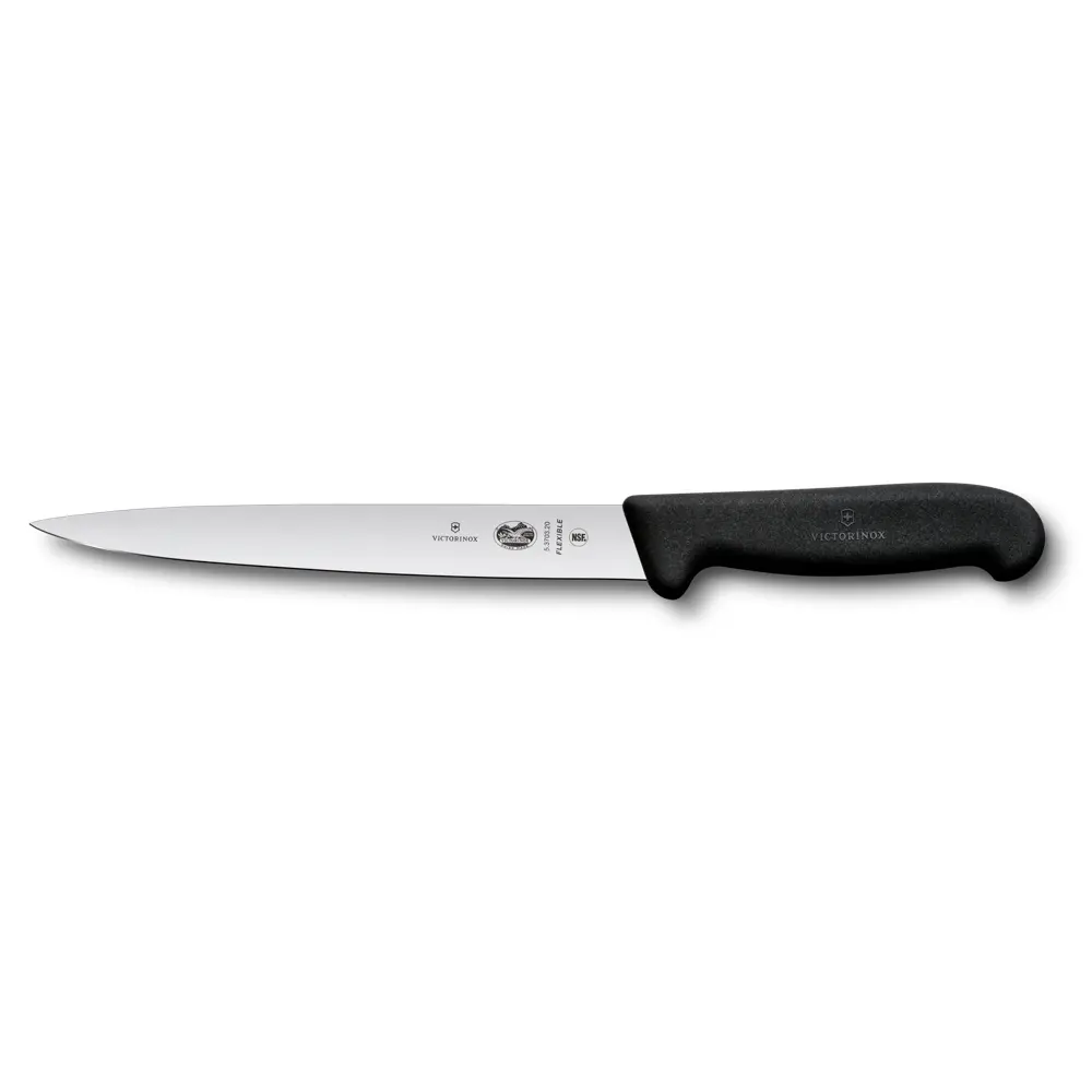 Couteau à fileter noir 20cm fibrox
