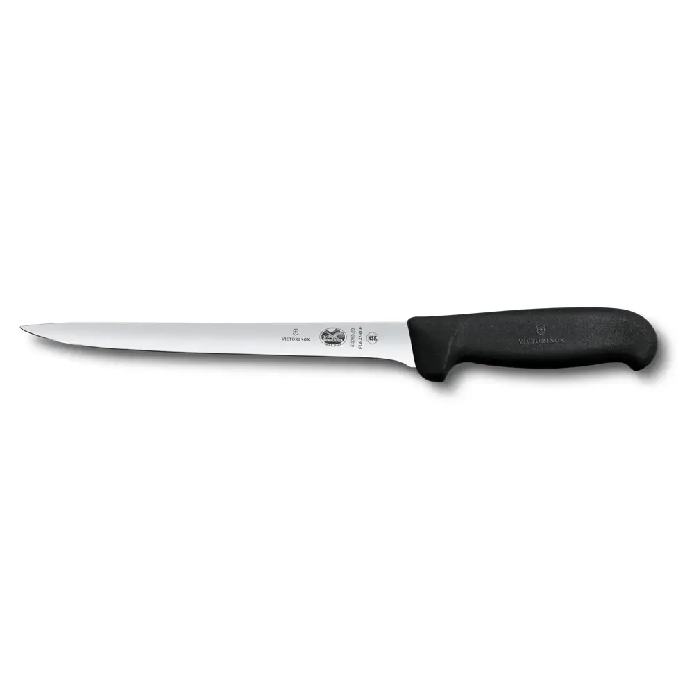 Fileermes flexibel 20cm Victorinox zwart
