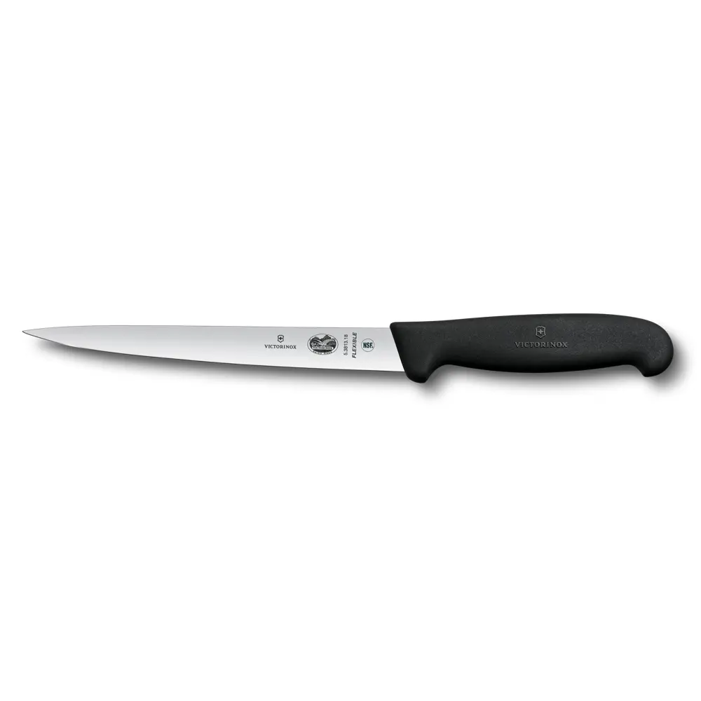 Fileermes 18cm Victorinox extra flexi zwart