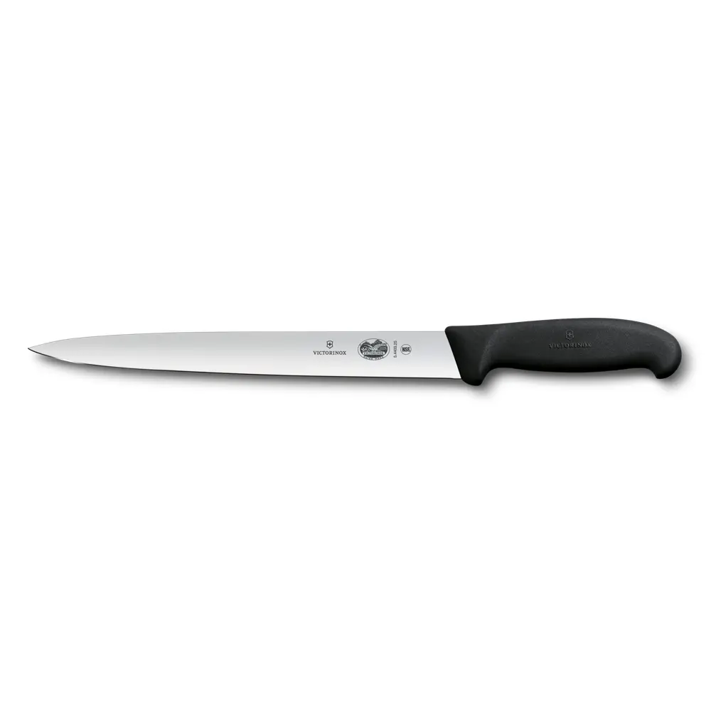 Slicing knife, pointed tip 25cm Victorinox black