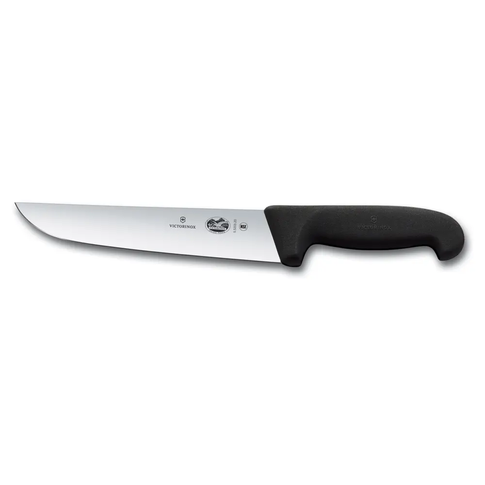 Slagersmes 23m Victorinox zwart