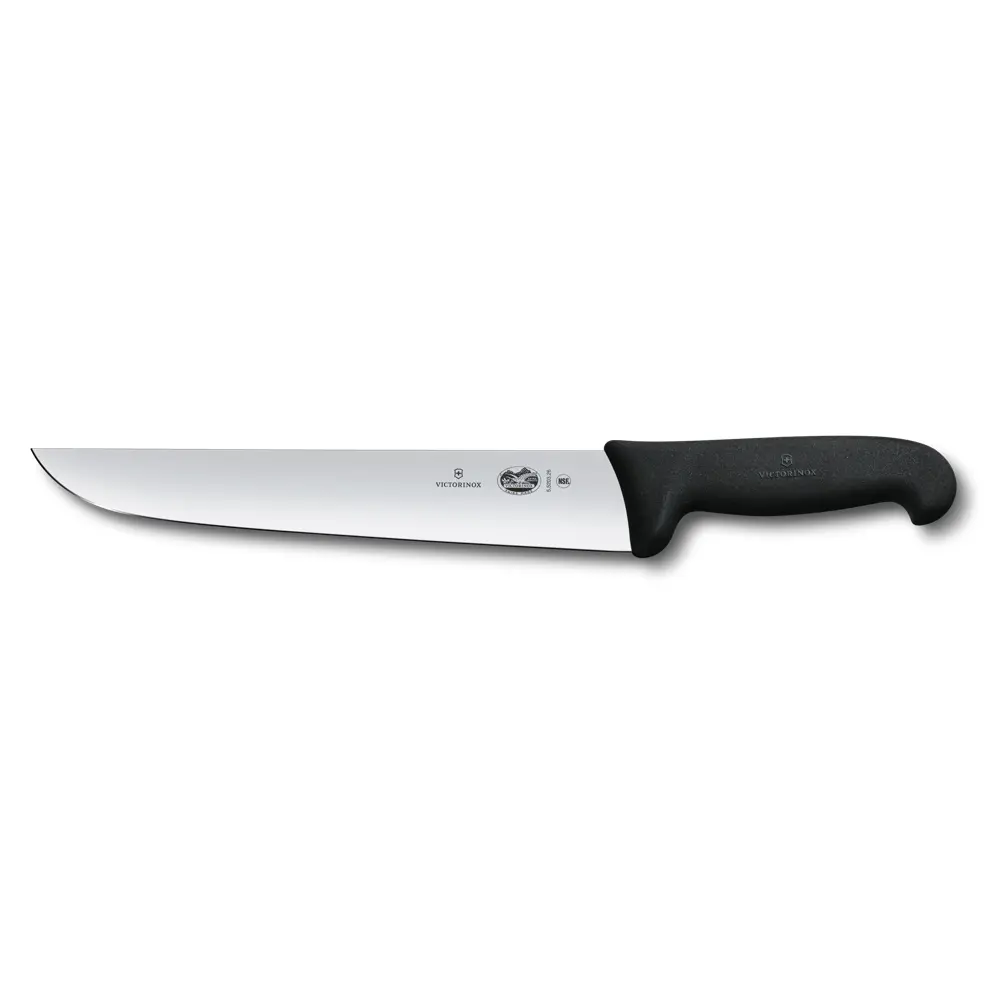 Slagersmes 26cm Victorinox zwart