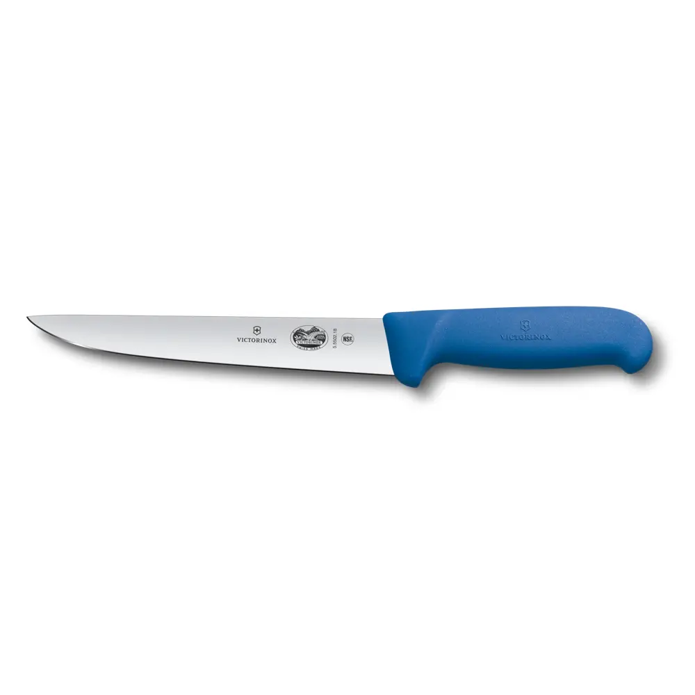 Couteau à saigner 18cm Bleu Fibrox 