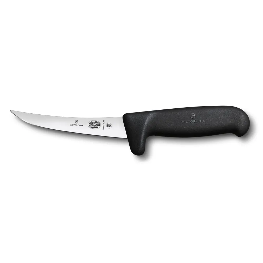 Curved boning knife 12 cm Victorinox black SG