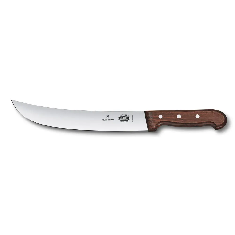Couteau cimeterre courbé 25cm lame large 