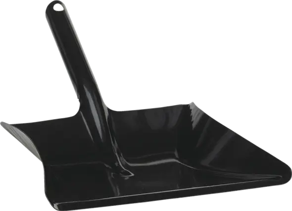 Vuilblik metaal 245mm zwart