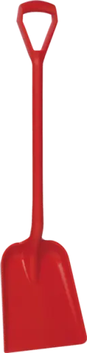 Schop korte steel 1040mm rood