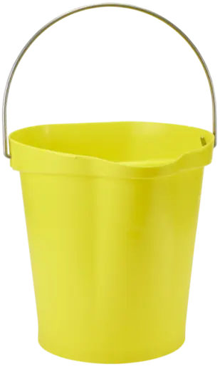 Seau gradue, bec verseur 12L Jaune