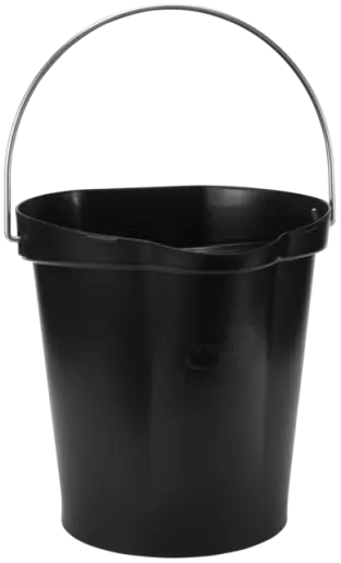 Vikan emmer 12L zwart