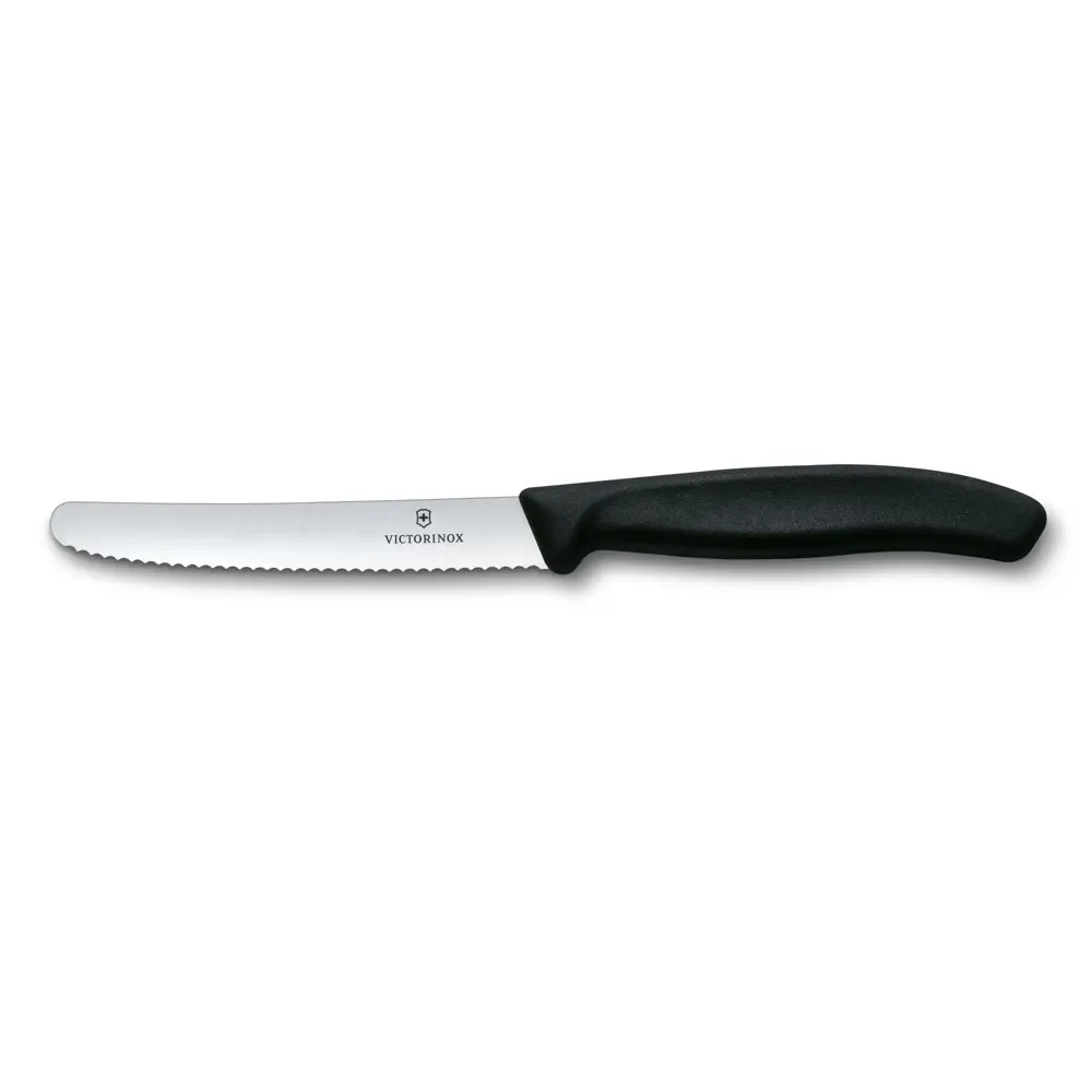 Couteau à tomates swissclassic Noir 11cm