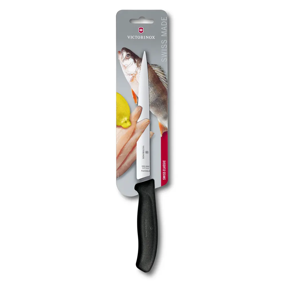 Fileermes 20cm zwart blister