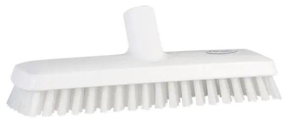 schuurborstel met watertoevoer wit