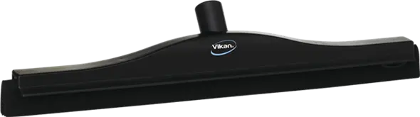 Vloertrekker 50cm zwart, zwarte rubber