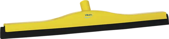 Vloertrekker 60cm geel, zwarte rubber