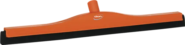 Vloertrekker 60cm oranje, zwarte rubber