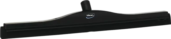 Vloertrekker 60cm zwart, zwarte rubber