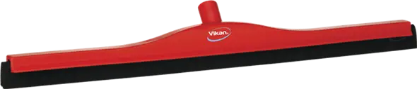 Vloertrekker 70cm rood, zwarte rubber