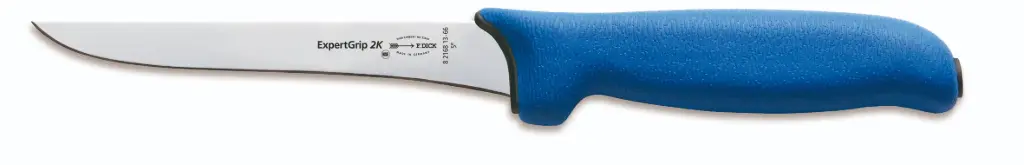 Uitbeenmes breed flexi 13 cm Expertgrip 2K blauw-zwart Dick