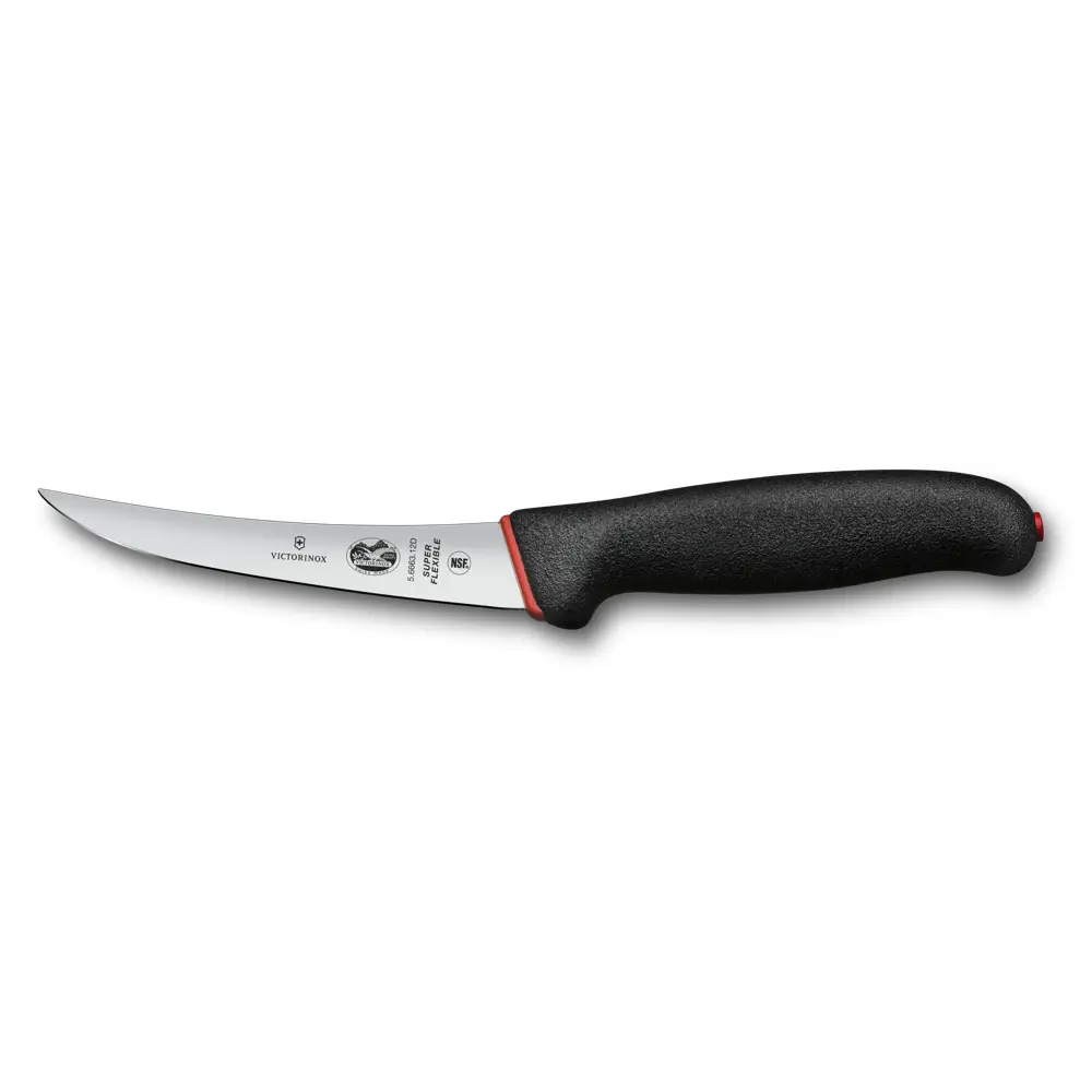 Uitbeenmes 12cm Dual grip zwart