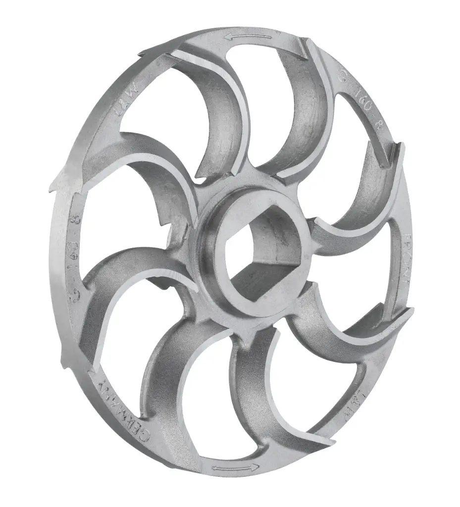 Couteau faucile circulaire 130e 8 ailes étamé