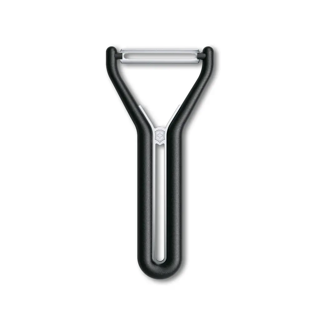 Nova-Y eplucheur, droit, double-edge, noir
