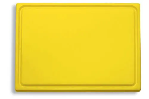Planche à découper en plastique 53x32,5cm jaune